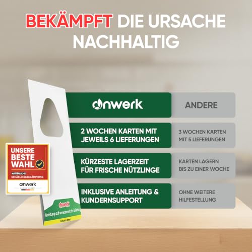 Thumbnail 6 de anwerk Schlupfwespen gegen Kleidermotten – 12 Karten, 1 Lieferung