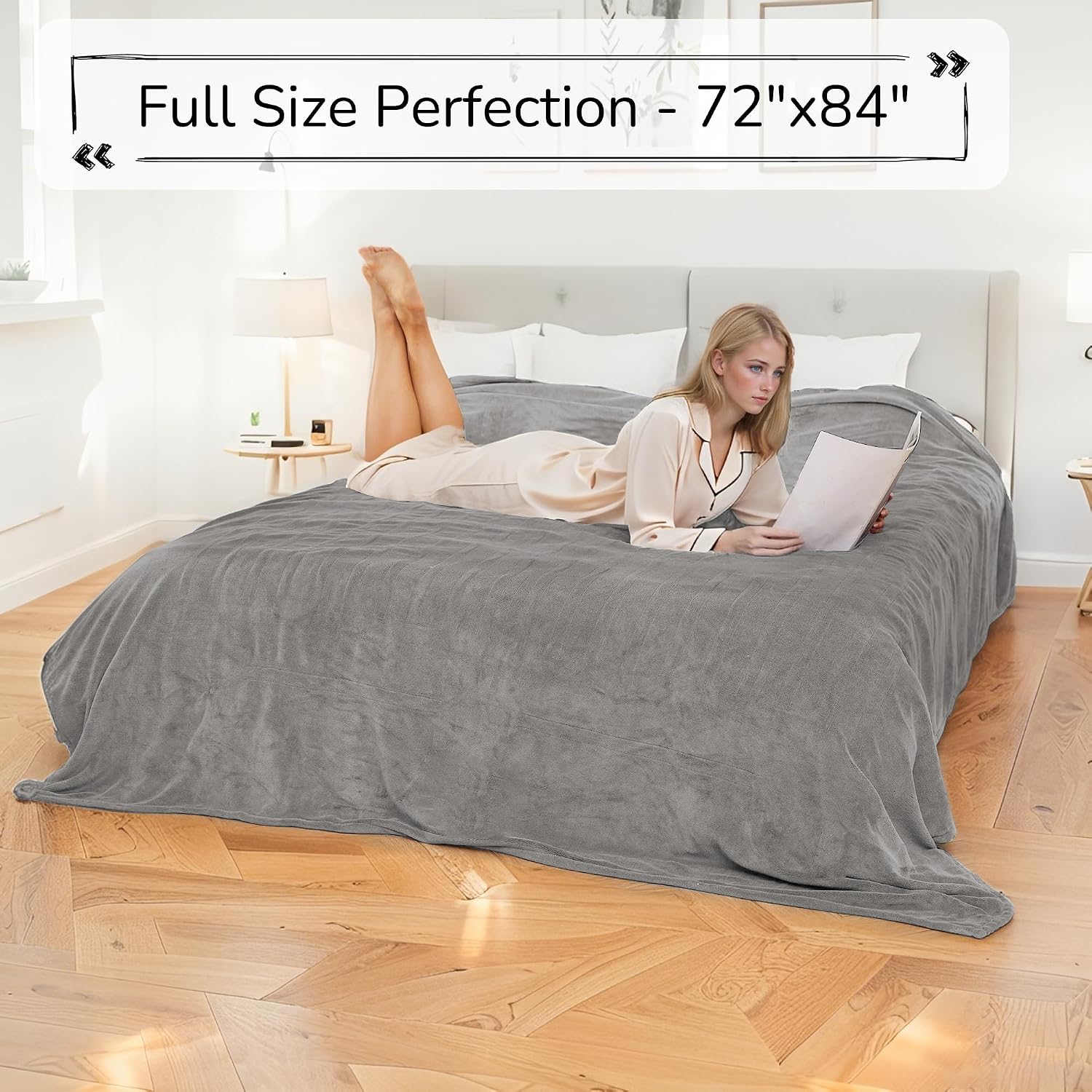 Detalle 2 de RALYSUN Heated Blanket 72"x84" ⚙