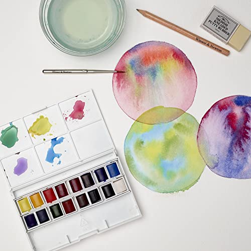 Detalle 2 de Winsor & Newton Cotman Sketcher Deluxe – Caja de 16 medio godets