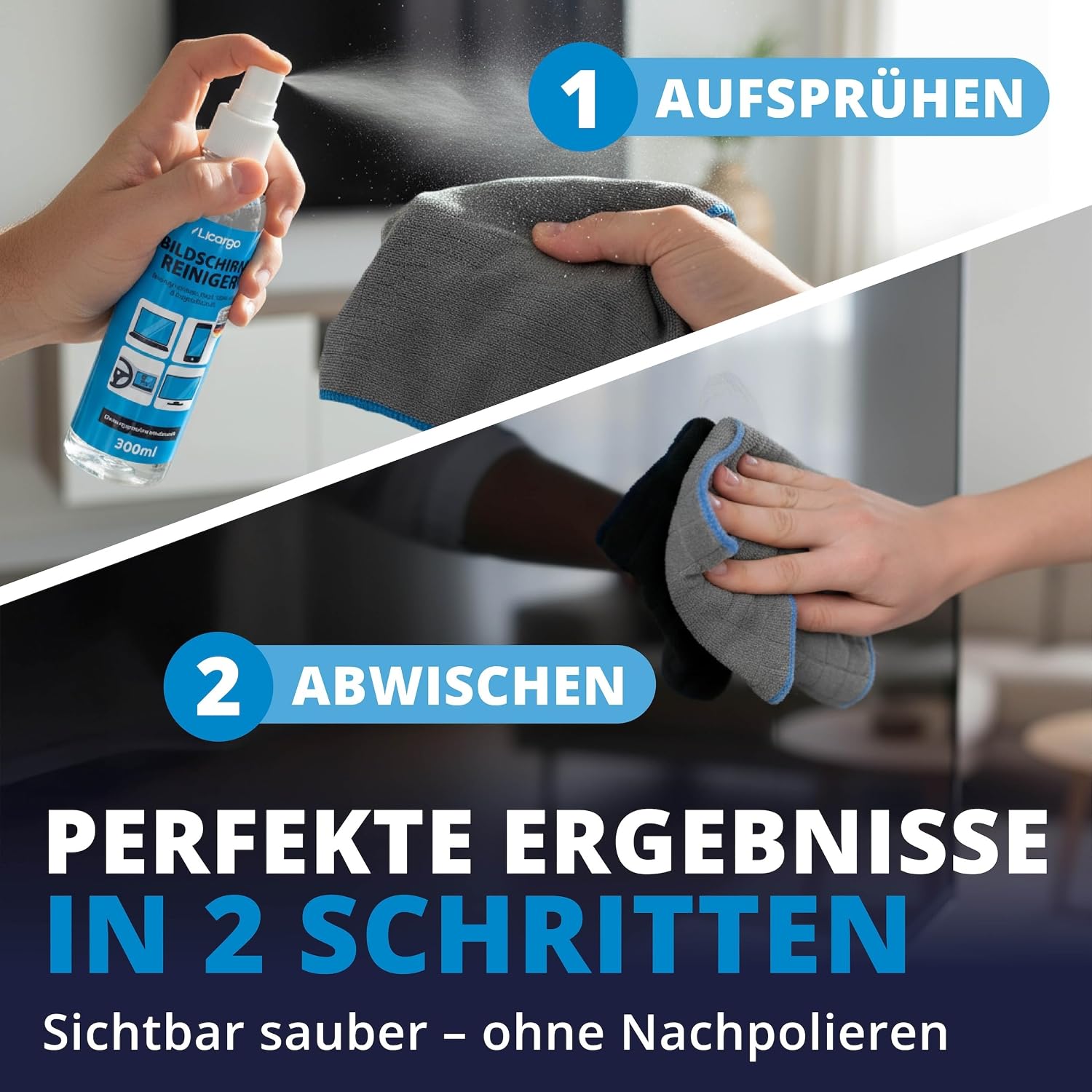 Detalle de Bildschirmreiniger Spray 300 ml