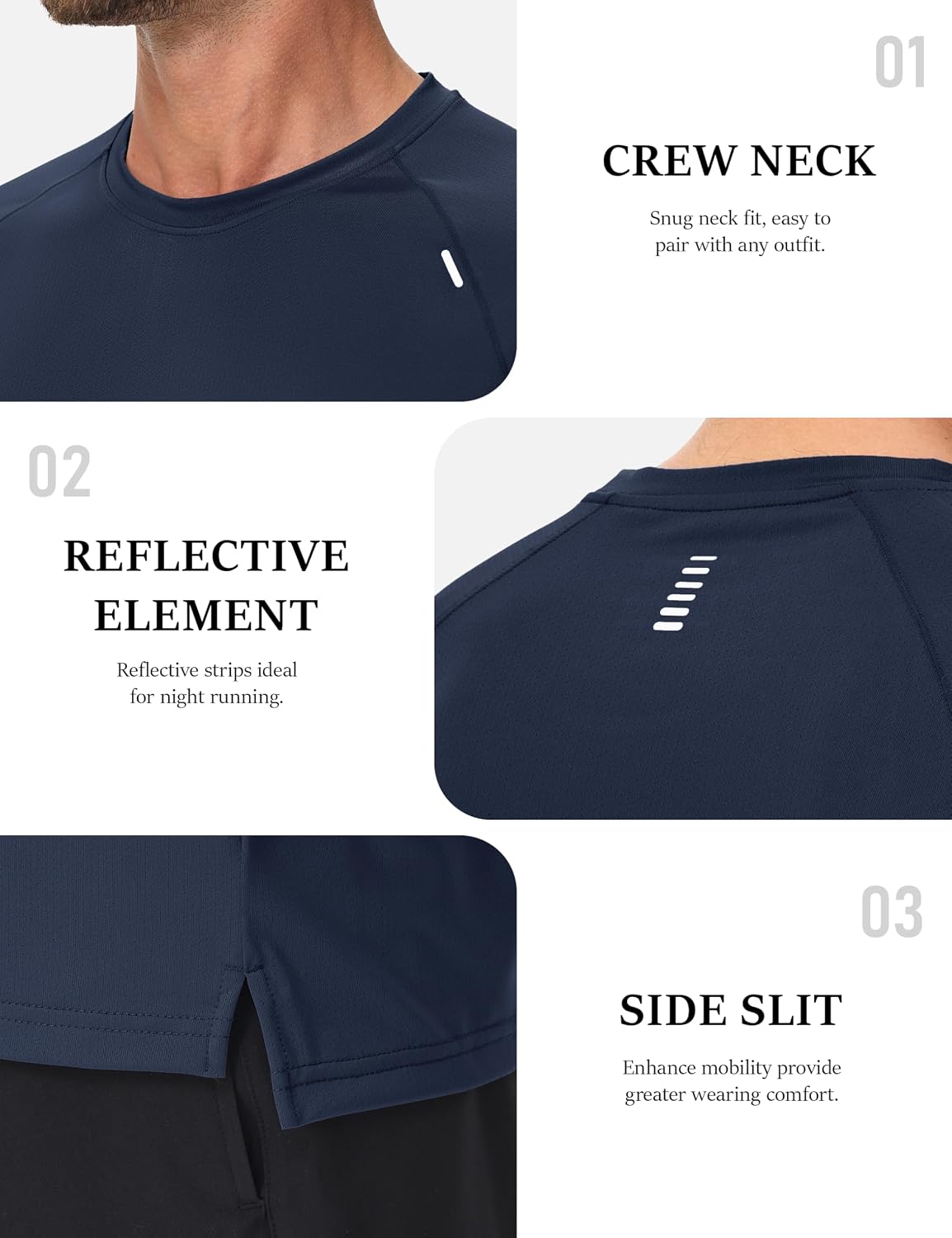 Thumbnail 4 de MAGCOMSEN Men's Quick Dry Gym Shirt