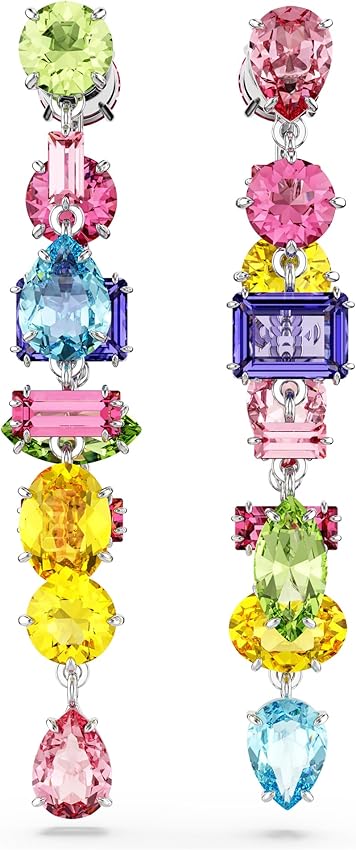 Thumbnail 1 de Swarovski Pendientes Gema verdes extralargos diseño