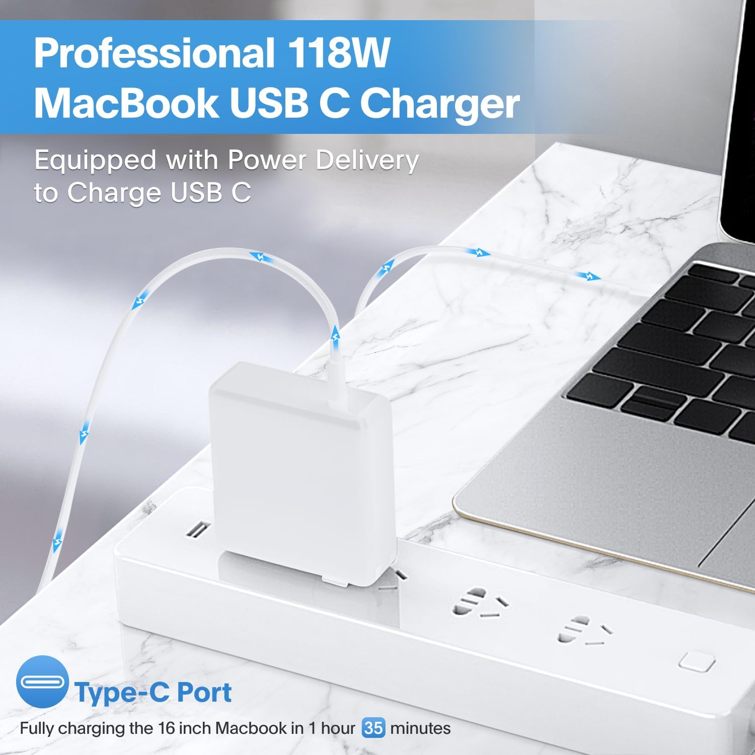 Thumbnail 1 de Furgor Mac Book Pro Charger 118W USB-C fast charger