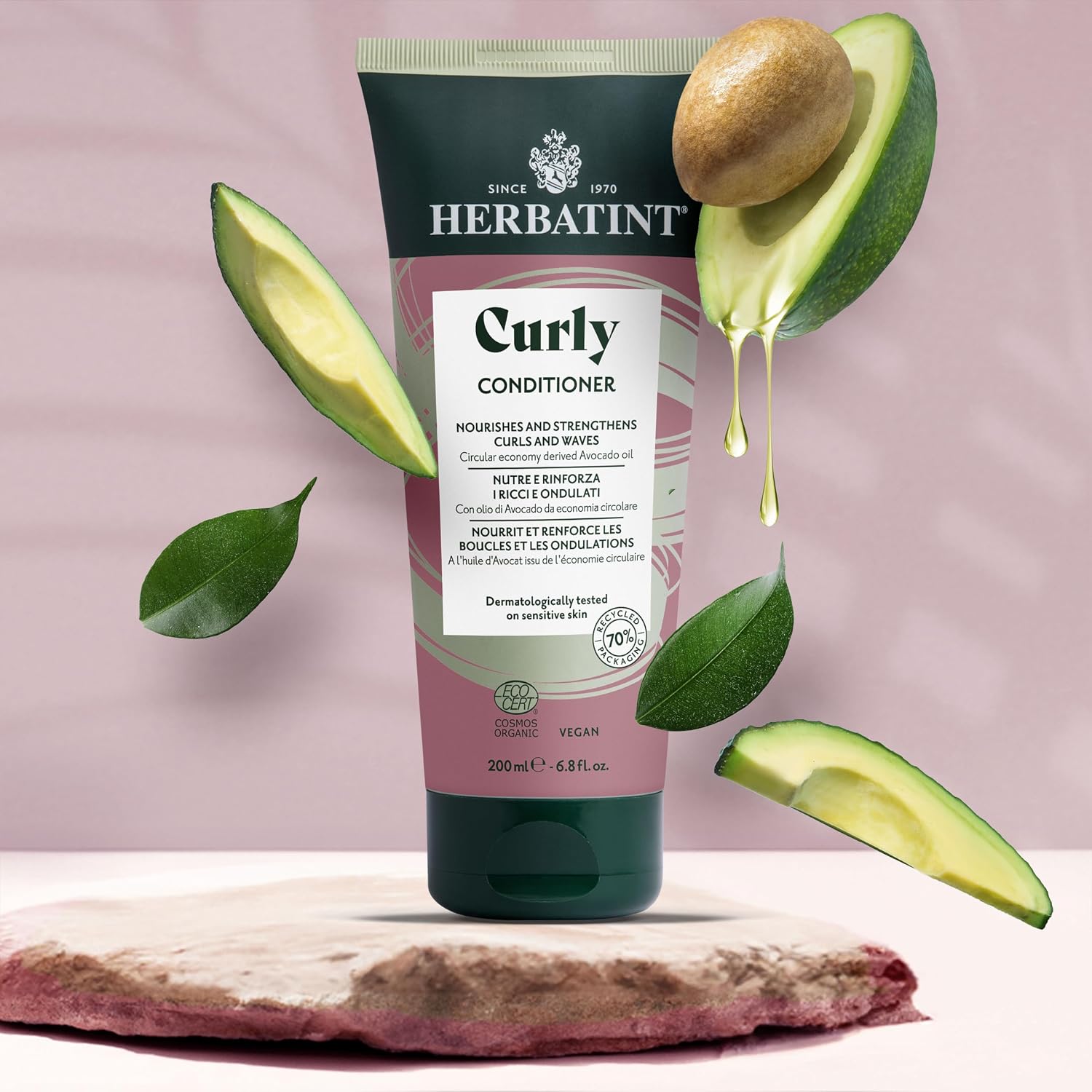 Detalle 2 de Herbatint Curly Conditioner Balsamo Ricci 200 ml