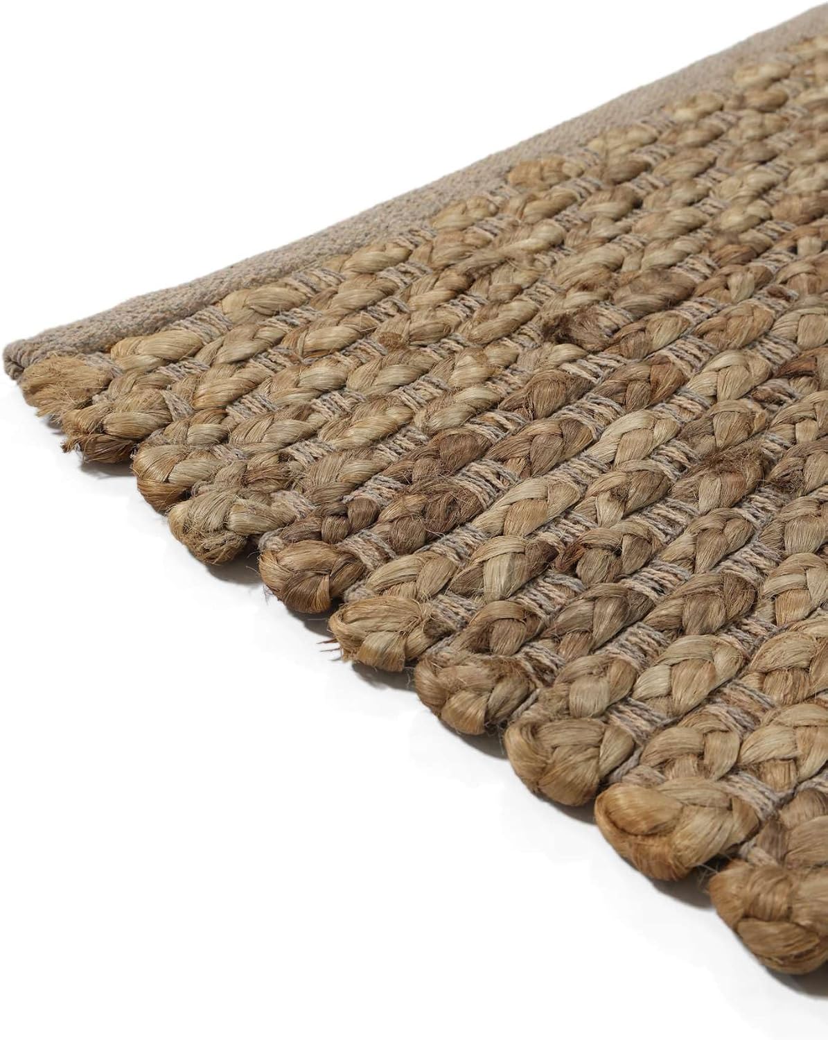 Thumbnail 2 de RugVista Siri Jute Rug, 250 x 350 cm, Beige/Cream White, Medium Pile