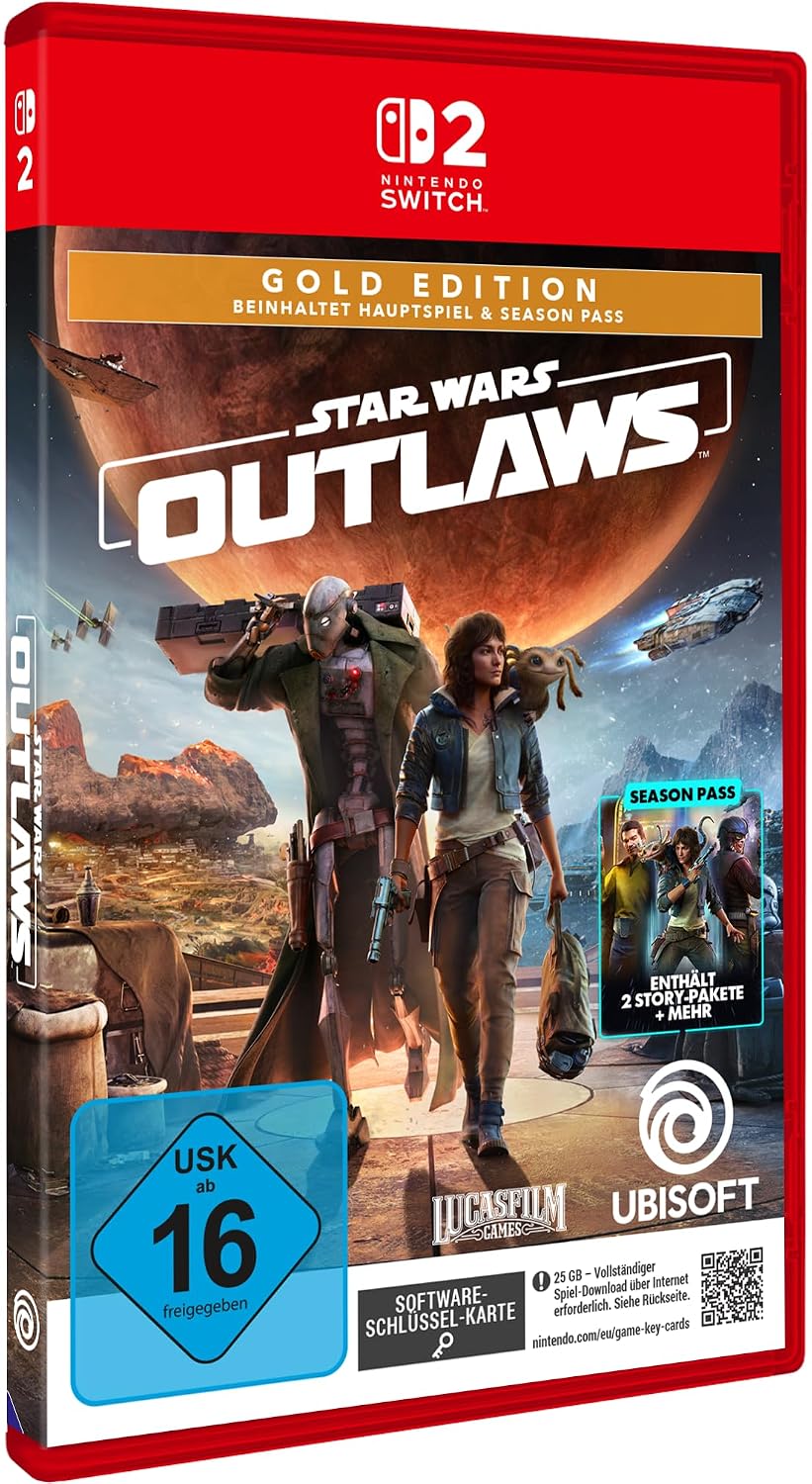 Detalle de STAR WARS OUTLAWS GOLD EDITION SWITCH 2