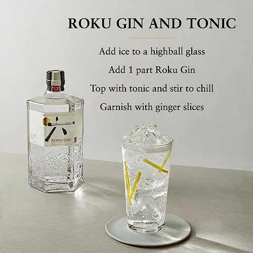 Detalle 1 de Roku Gin Select Edition: Ginebra japonesa artesanal 70 cl