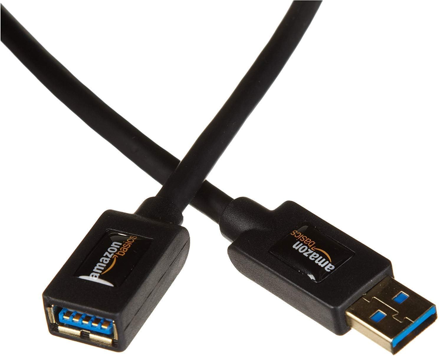 Detalle de Amazonベーシック 15M8 USB 3.0延長ケーブル 2.0m、Aオス-Aメス・金メッキコネクタ