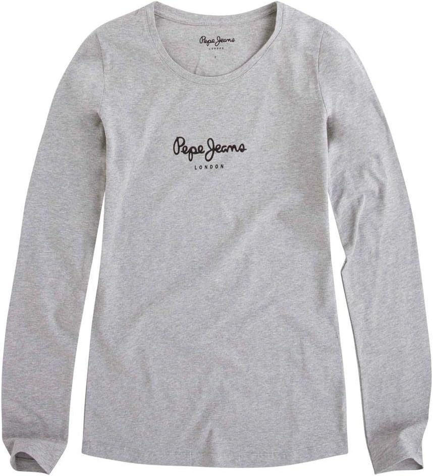 Detalle de Pepe Jeans New Virginia Maglietta da Donna Slim Fit Maniche Lunghe