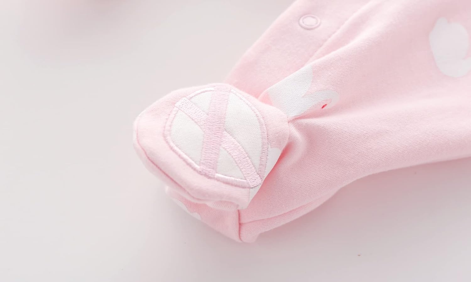 Thumbnail 5 de KIDDLETOWN Organic Cotton Long Sleeve Romper for Baby Girls (0–3 Months)