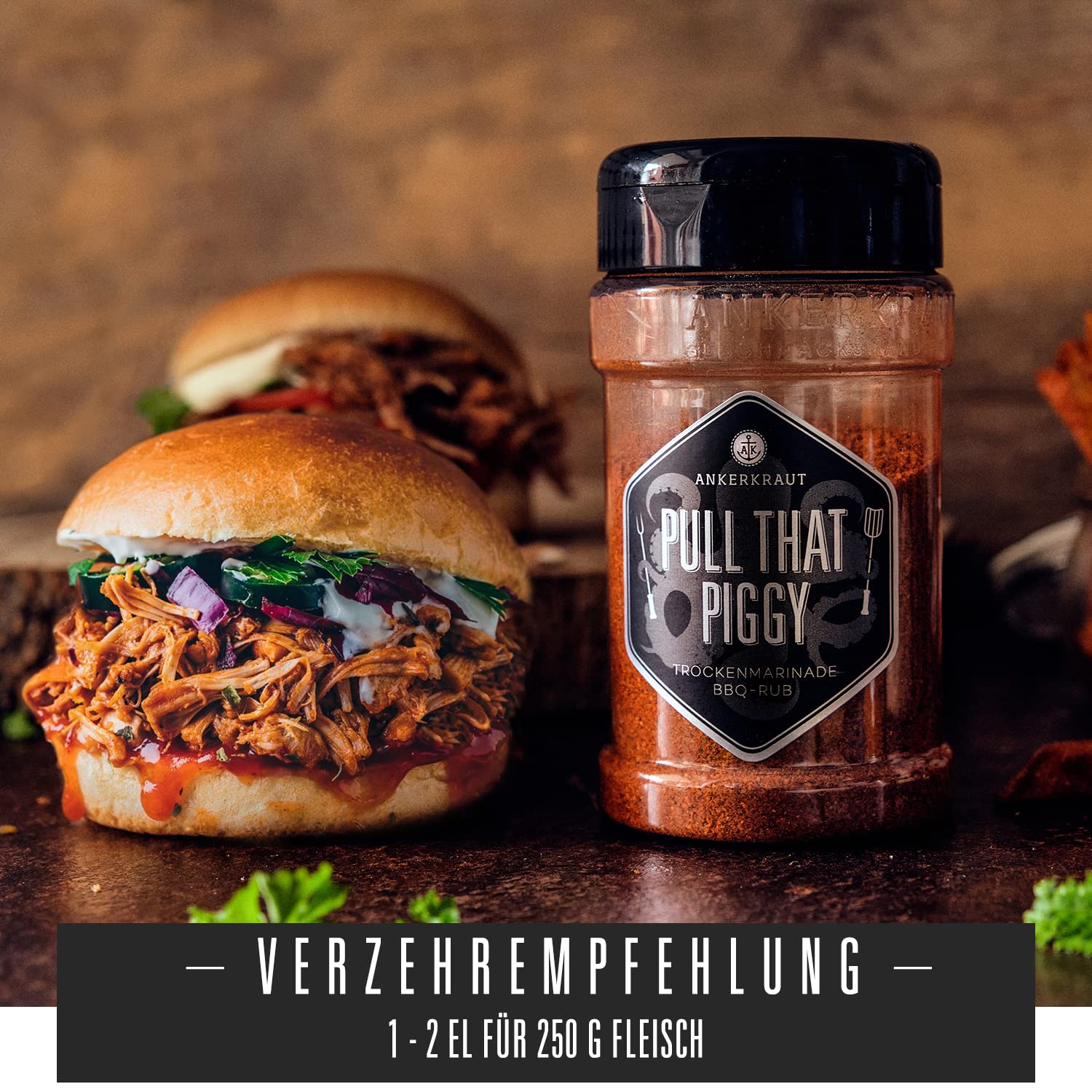 Thumbnail 2 de Ankerkraut Pull that Piggy – Pulled Pork BBQ-Rub, 220 g im Streuer