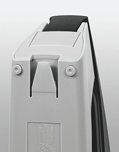 Detalle de Leitz NeXXt Bürotacker aus Metall – bis zu 30 Blatt, inkl. Heftklammern (24/6, 26/6) – Schwarz