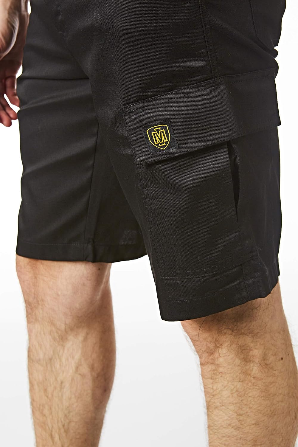 Detalle de Iron Mountain IMSHO226 Mens Workwear Multi Pocket Cargo Shorts – Black, 44W