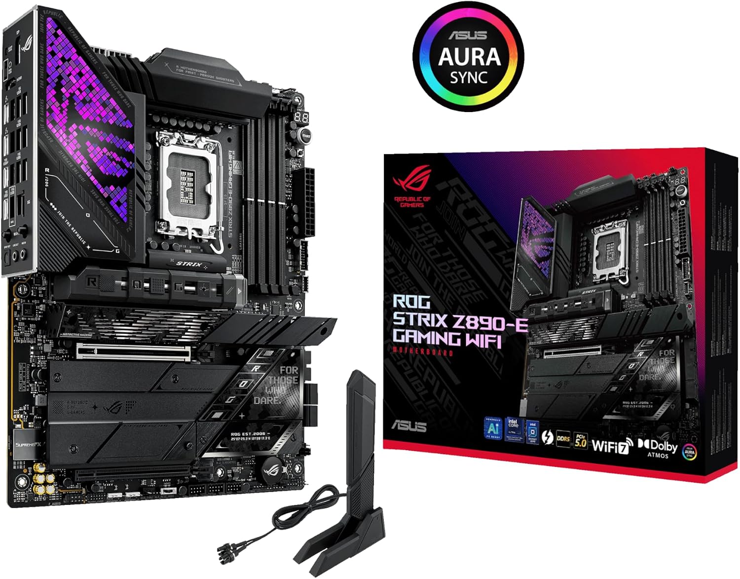 Thumbnail 6 de ASUS ROG Strix Z890-E Gaming Motherboard 7X M.2