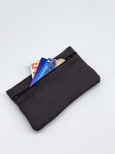 Detalle de Leia Design Porta Tabacco Cartine e Filtri + Portafoglio: astuccio cucito a mano, resistente e pratico