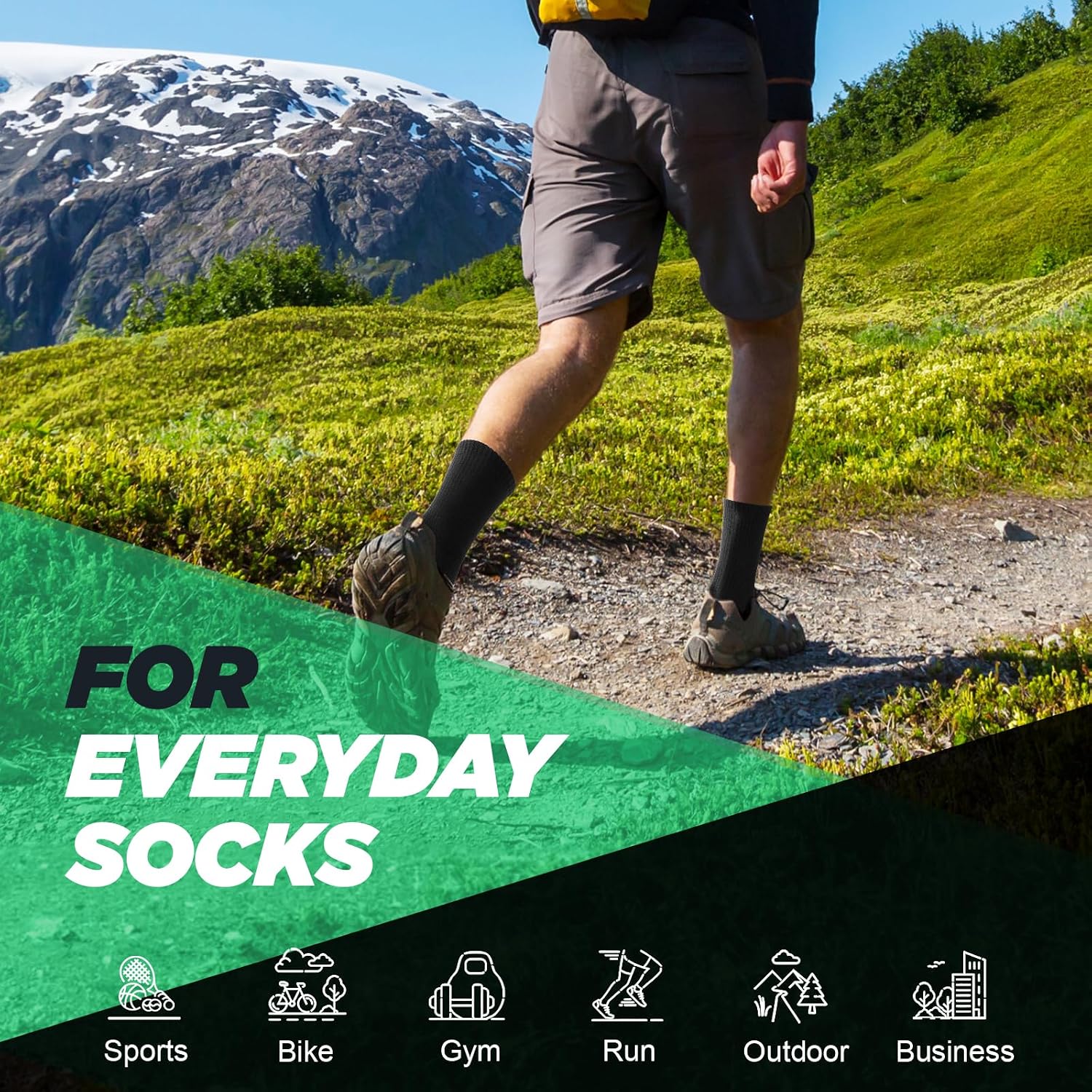 Detalle 1 de Hiking socks 47–50, PULlOU cotton blend