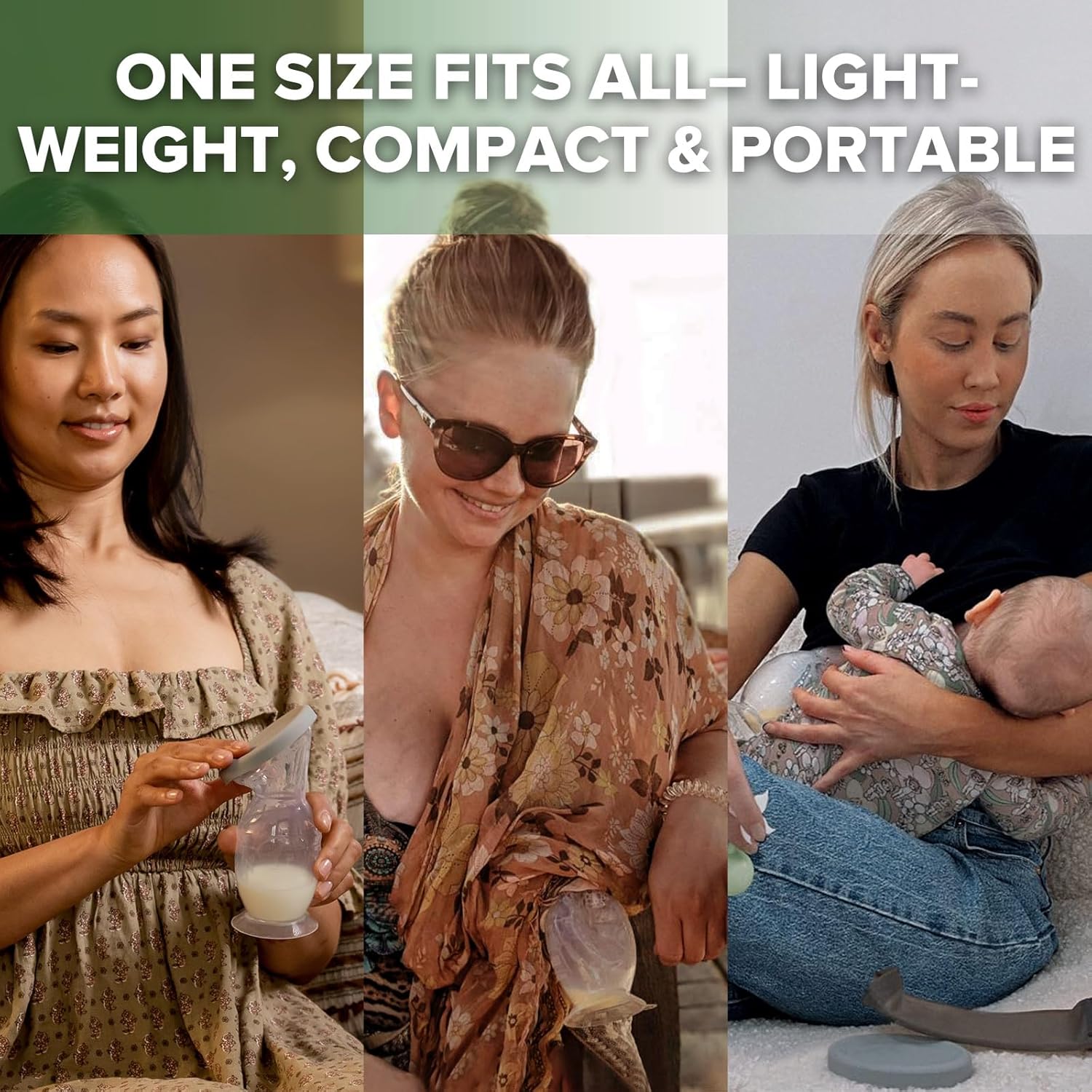 Thumbnail 2 de haakaa tiralatte manuale da 150 ml con coperchio e base ventosa in silicone