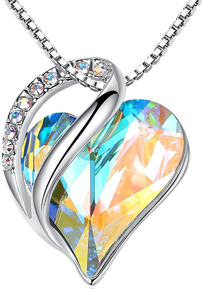 Leafael Infinity Love Birthstone Necklace 18"