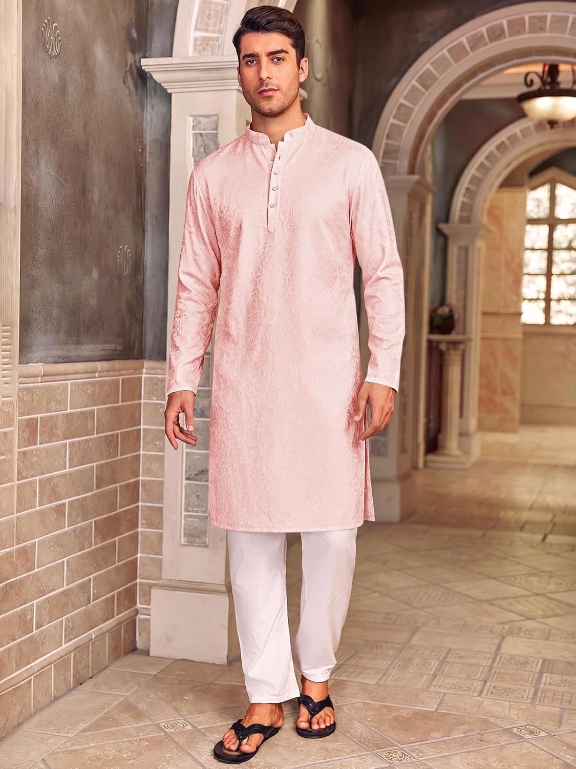 Thumbnail 1 de Runcati Men's Kurta Thobe Shirt