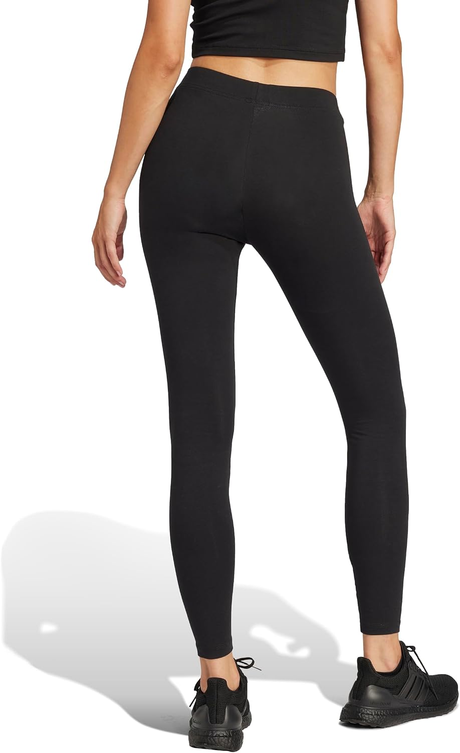 Detalle 2 de Adidas Essentials Linear Cotton Leggings mujer talle alto