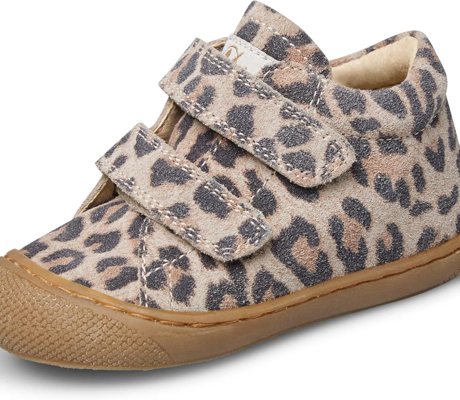 Detalle de Naturino Scarpine Primi Passi in Suede: morbidezza, Velour e chiusura a Strappo per i primi passi