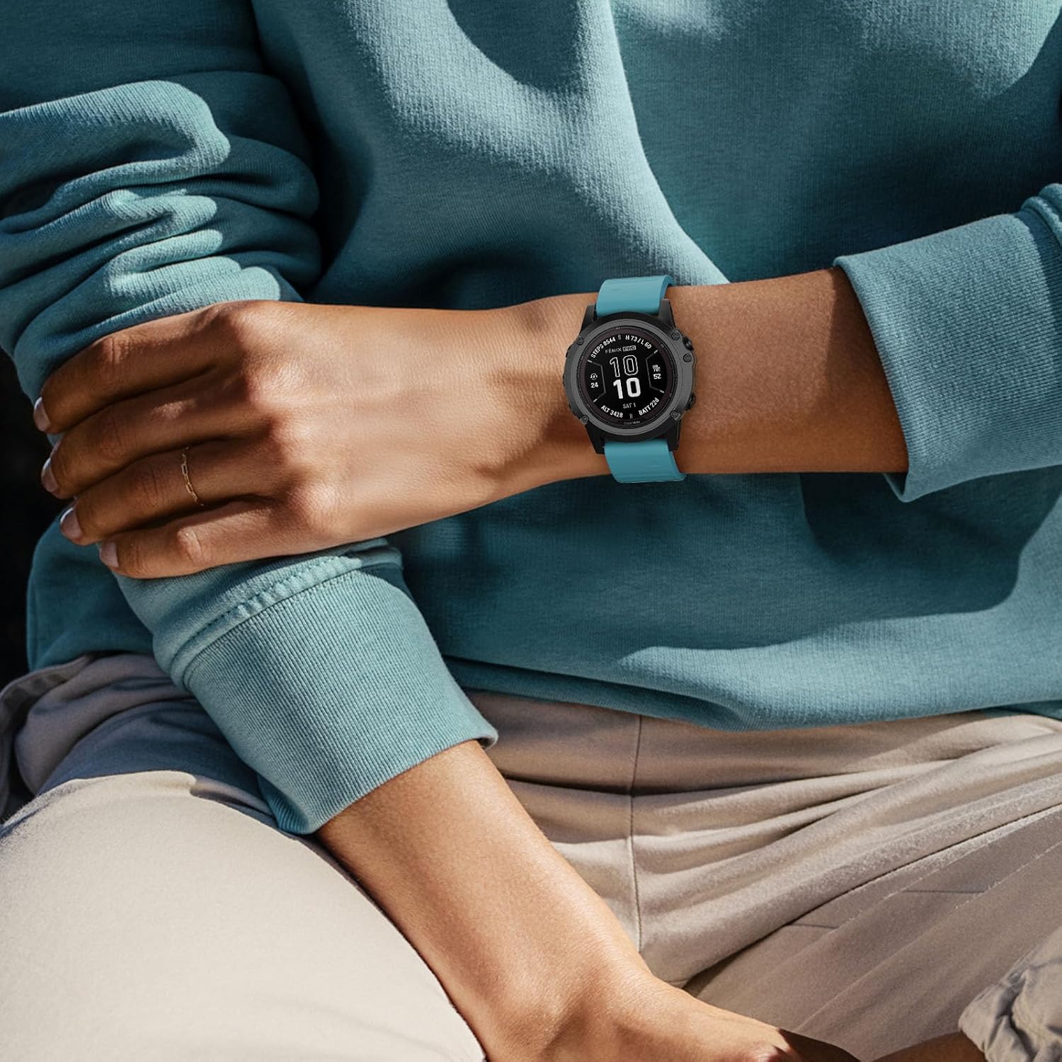 Thumbnail 6 de Tuocal 22mm QuickFit Strap for Garmin Fenix 8
