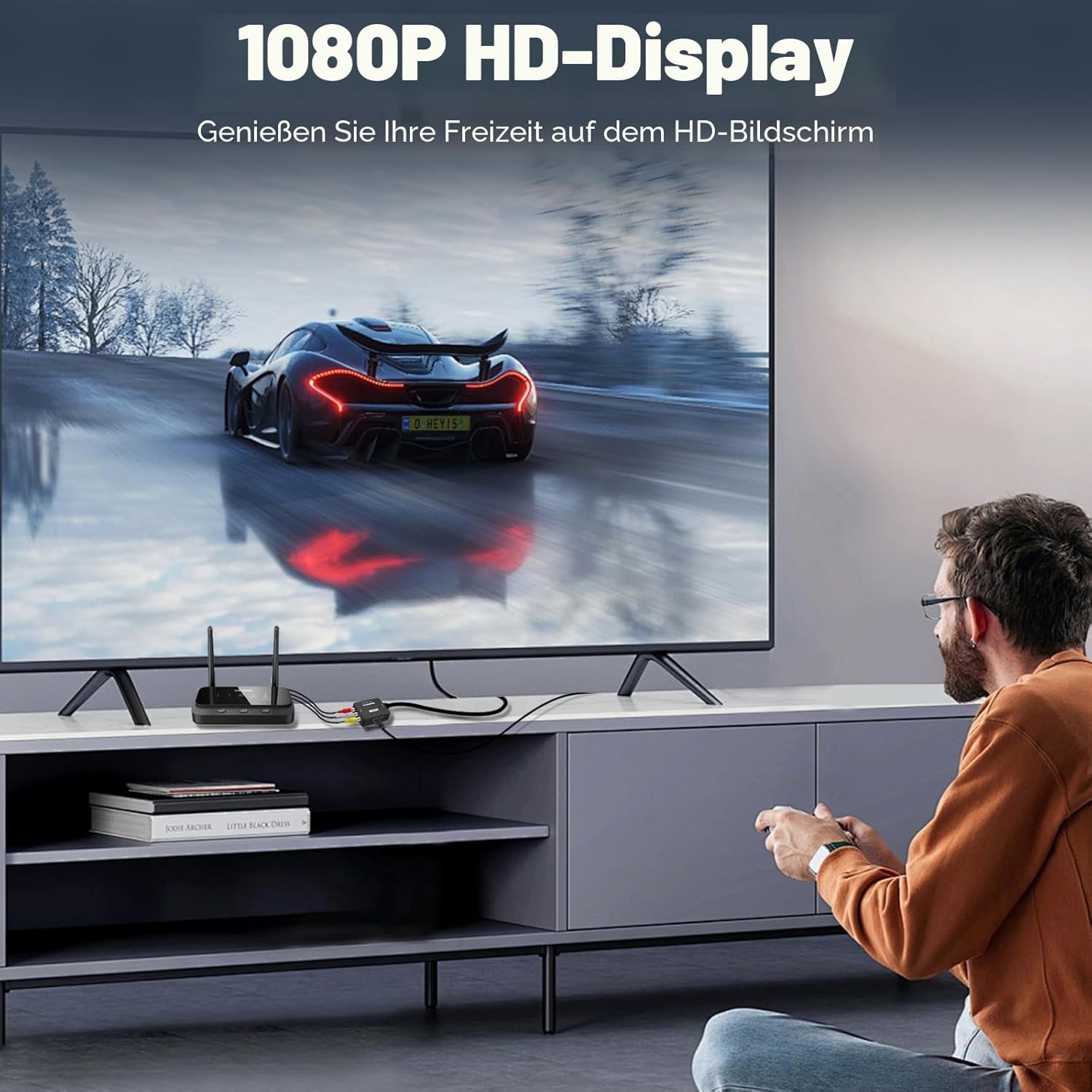 Detalle de Jewan RCA auf HDMI Konverter: Composite (CVBS) zu HDMI mit 1080P/60Hz-Ausgabe