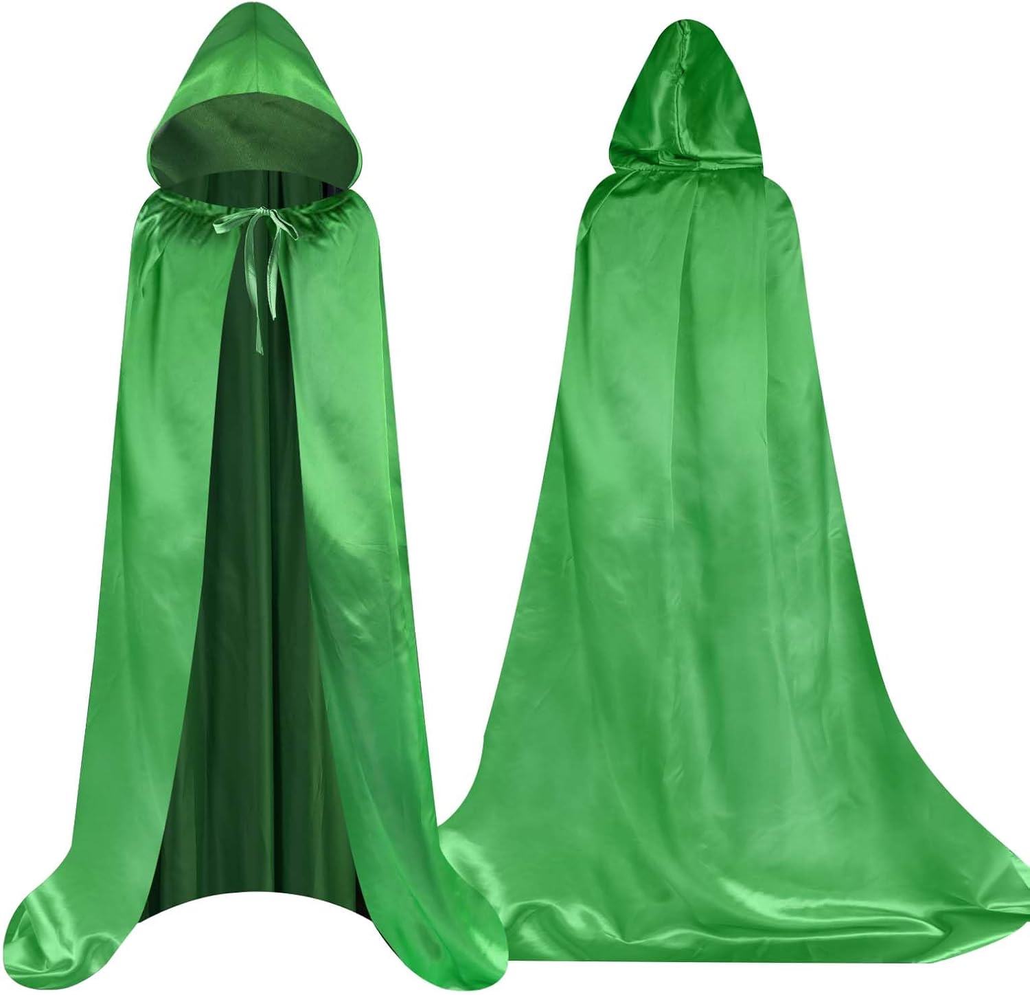 Detalle de AOMIG svart huvkappa för vuxna, 150 cm, i polyester