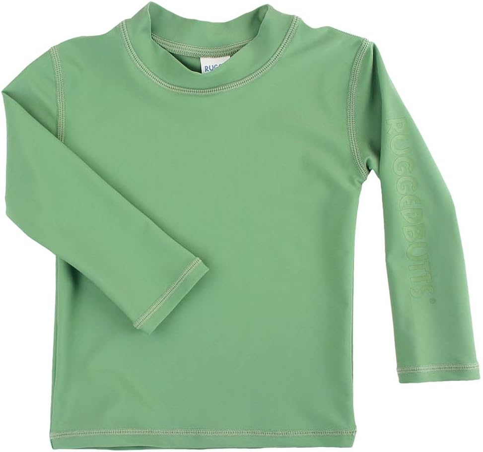 Detalle de RUGGEDBUTTS Baby/Toddler Boys Long Sleeve Rash Guard Swim Shirt with UPF 50+