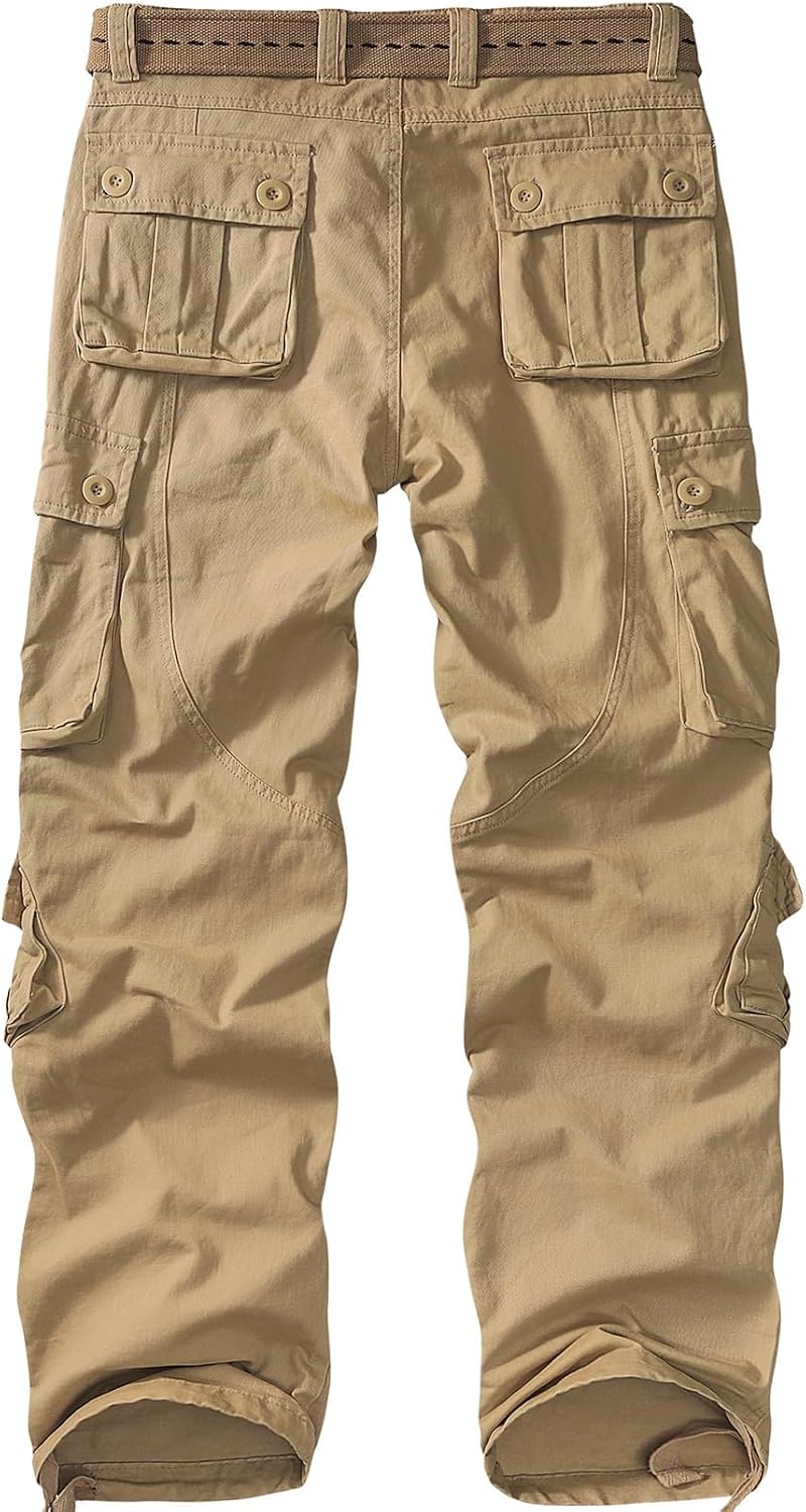 Thumbnail 1 de Jessie Kidden Men's Combat Camo Cargo Trousers Camouflage Army Military Tactical Work Pants #7533