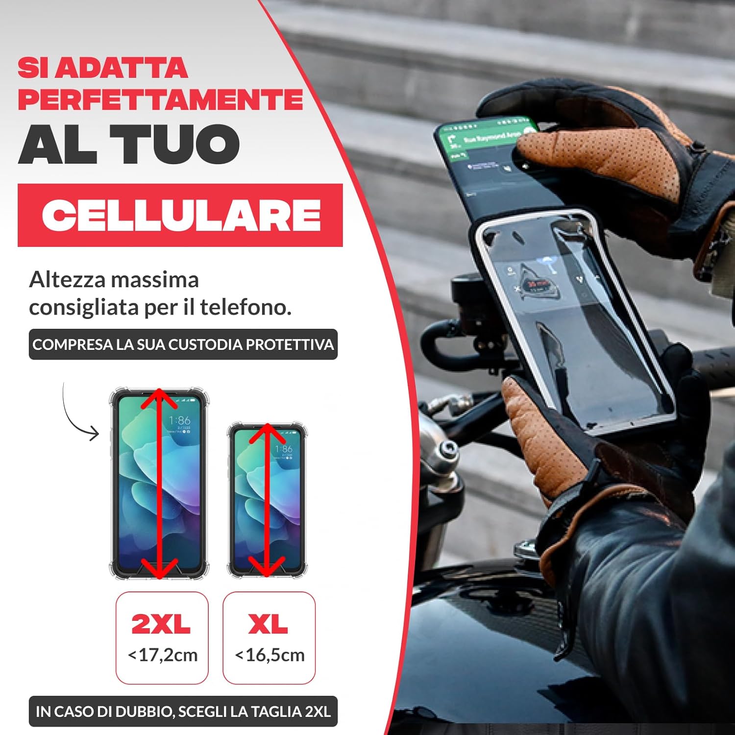 Detalle de Shapeheart Porta cellulare scooter 8 kg