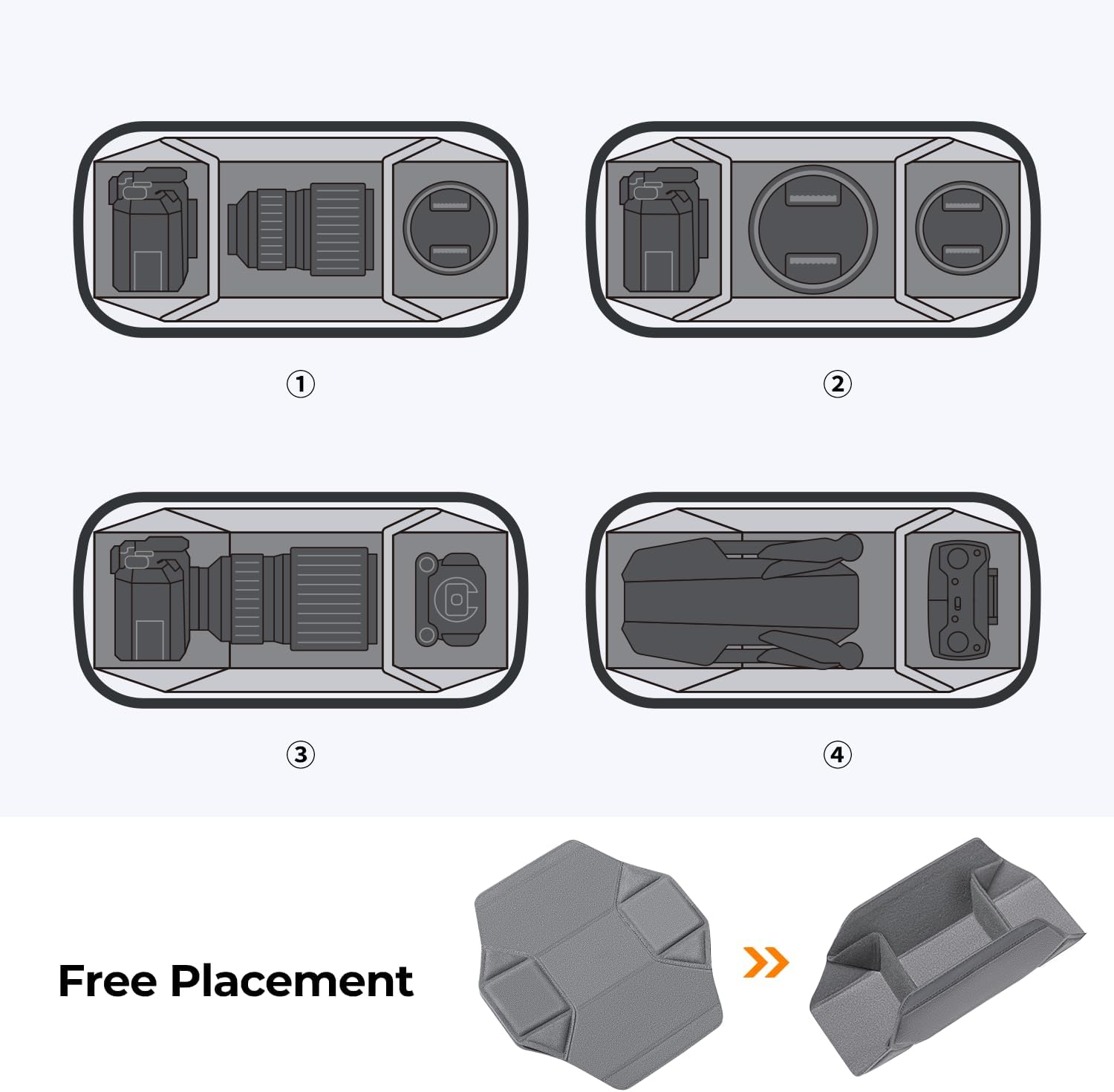 Thumbnail 2 de K&F CONCEPT Kamera-Rucksack 7L