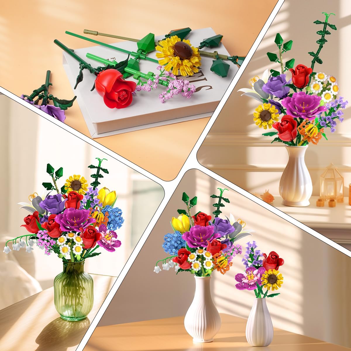 Thumbnail 4 de PLAXSOON Blumen Bauspielzeug 1065 Stein