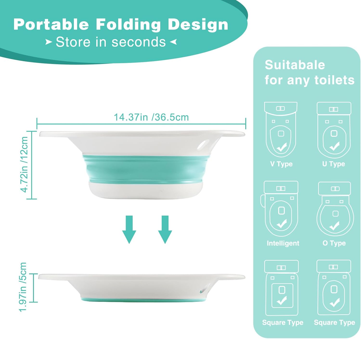 Thumbnail 5 de DEANIC Foldable Sitz Bath 300 lb capacity
