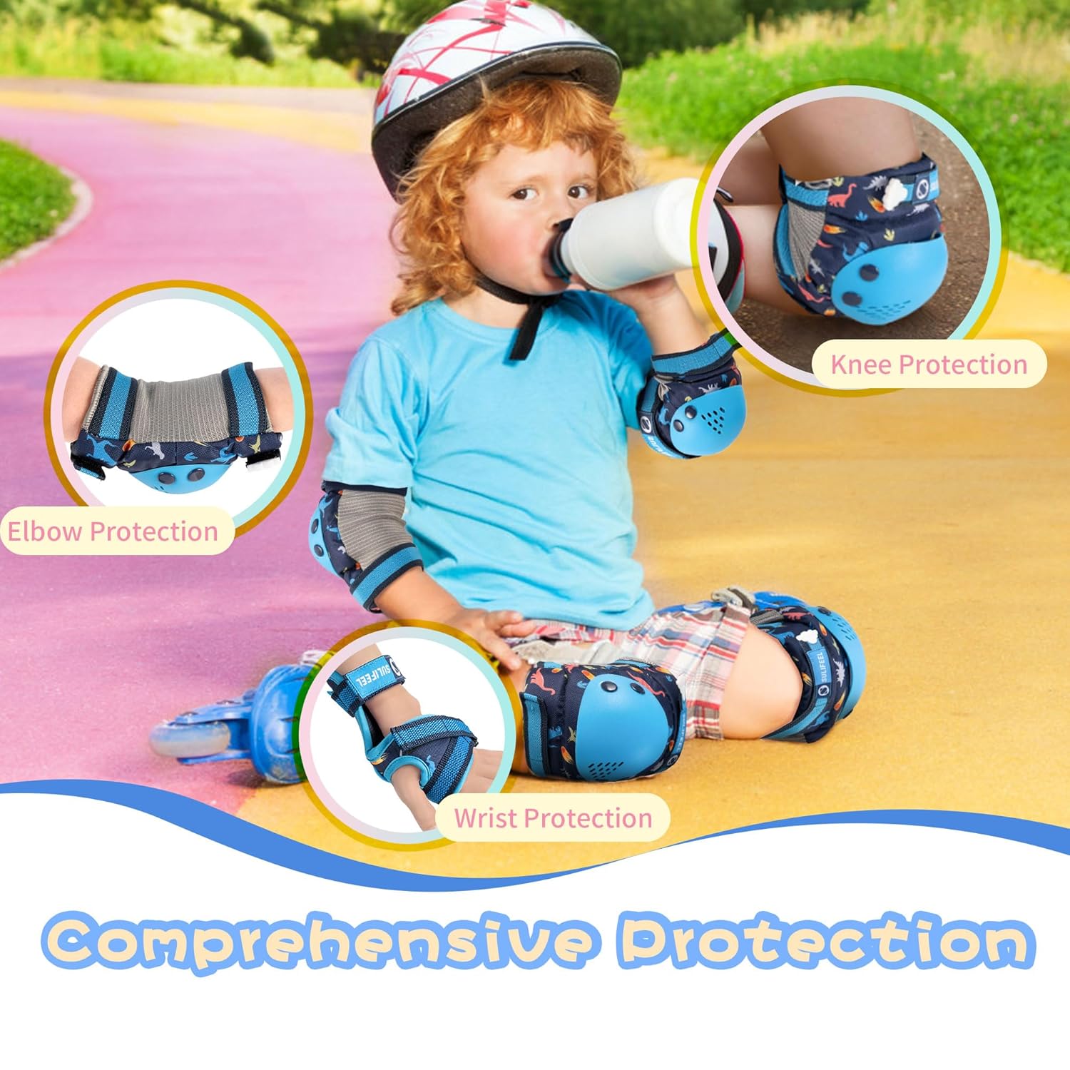 Thumbnail 1 de Kids Protective Gear Set 7-in-1, 36-77 lb