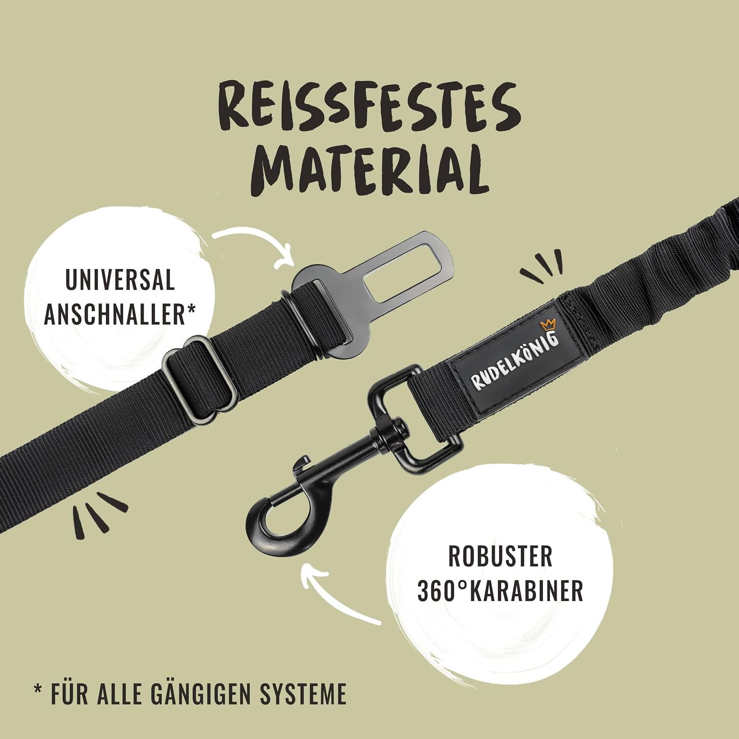 Thumbnail 3 de Rudelkönig Hundegurt 60–80 cm