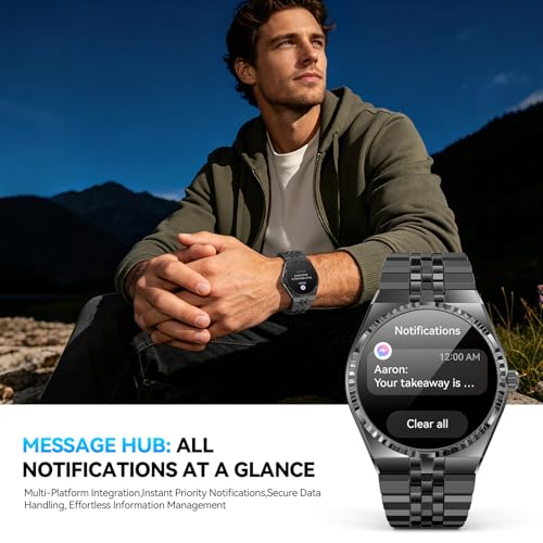 Detalle de SOUYIE H66PRO Smartwatch: Classic Zinc Alloy Design with Bluetooth Calling and Health Tracking