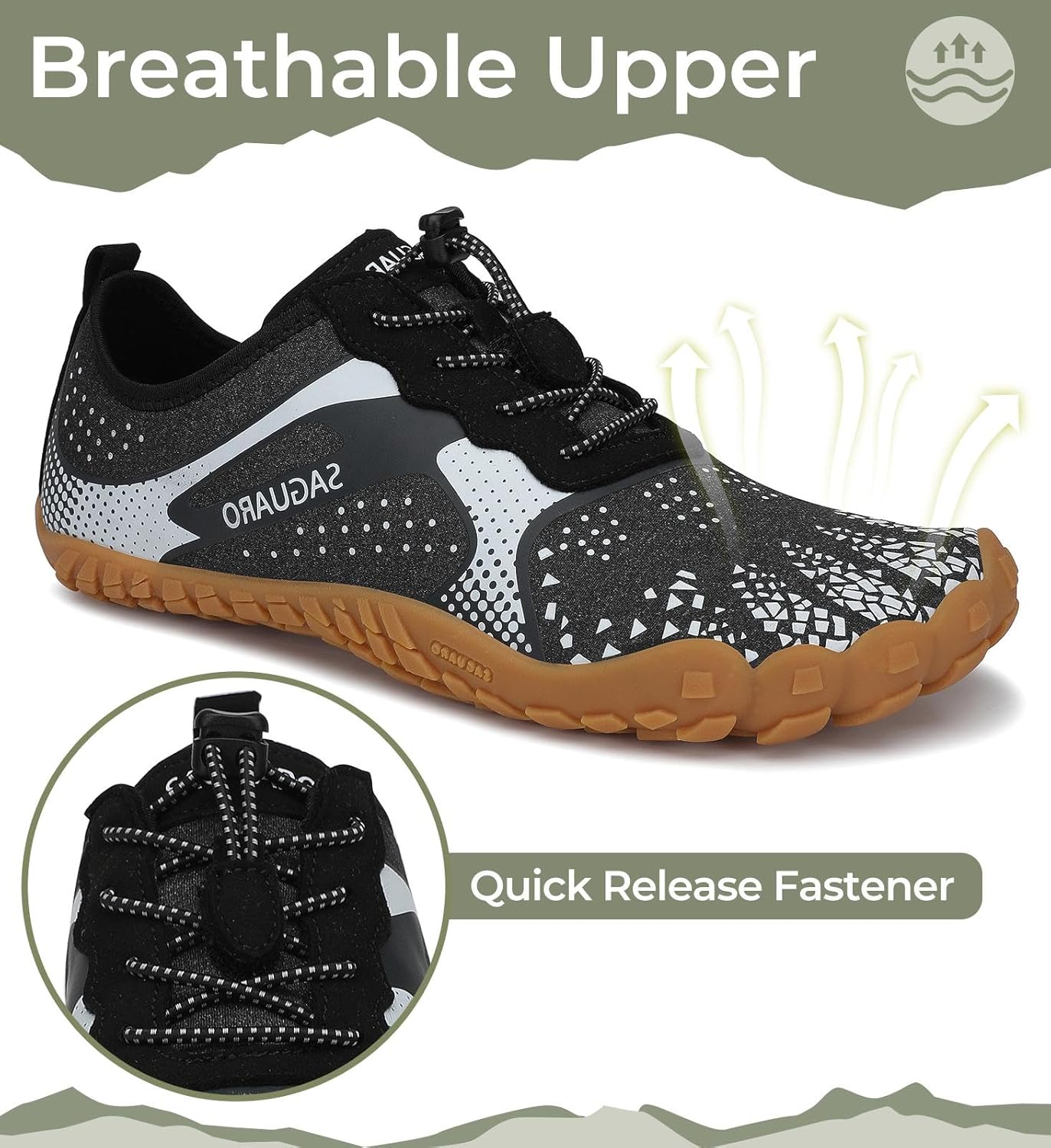 Thumbnail 4 de SAGUARO Chaussure de Barefoot pour Homme et Femme – Shoes pieds nus ultra flexibles