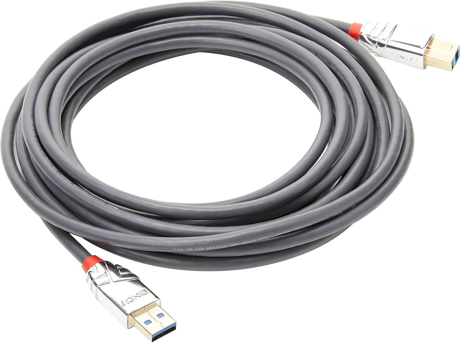 Detalle de LINDY 36664 USB 3.2 Typ A–B Kabel 5 m