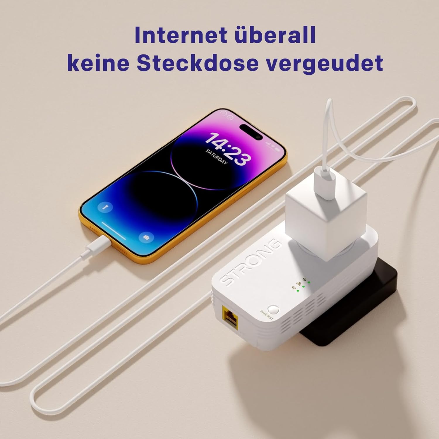 Detalle 2 de STRONG PL1000S Powerline Adapter Set 1000 Mbit/s