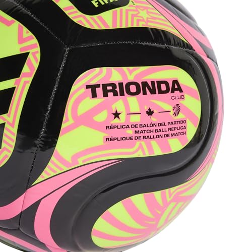 Thumbnail 3 de adidas World Cup Soccer Ball (Size 5) – Black/Lucid Lemon/Lucid Pink, FIFA-Approved