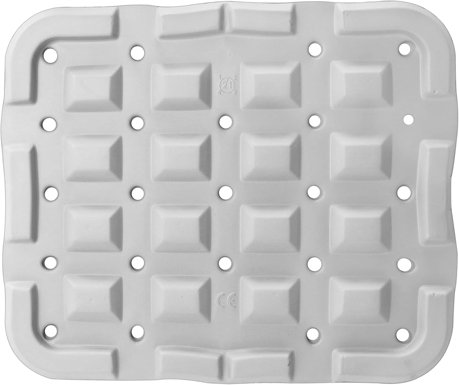Detalle 1 de KMINA douchestoelkussen 39 x 32 x 3 cm, waterdicht schuim met antislipstructuur