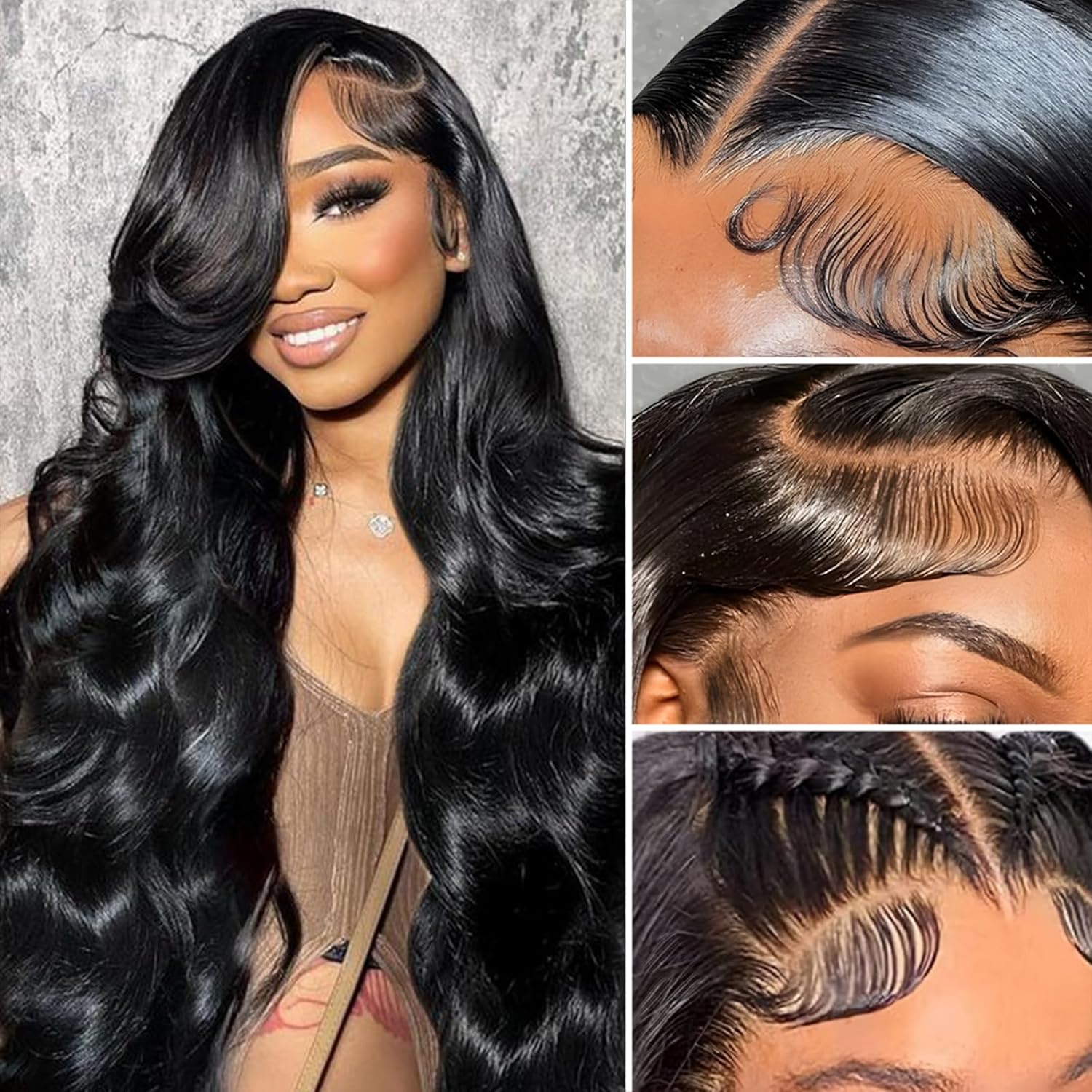 Thumbnail 1 de ONIVAN 13x6 Body Wave Lace Front Wig (Human Hair, 15A Raw, 30 Inch)