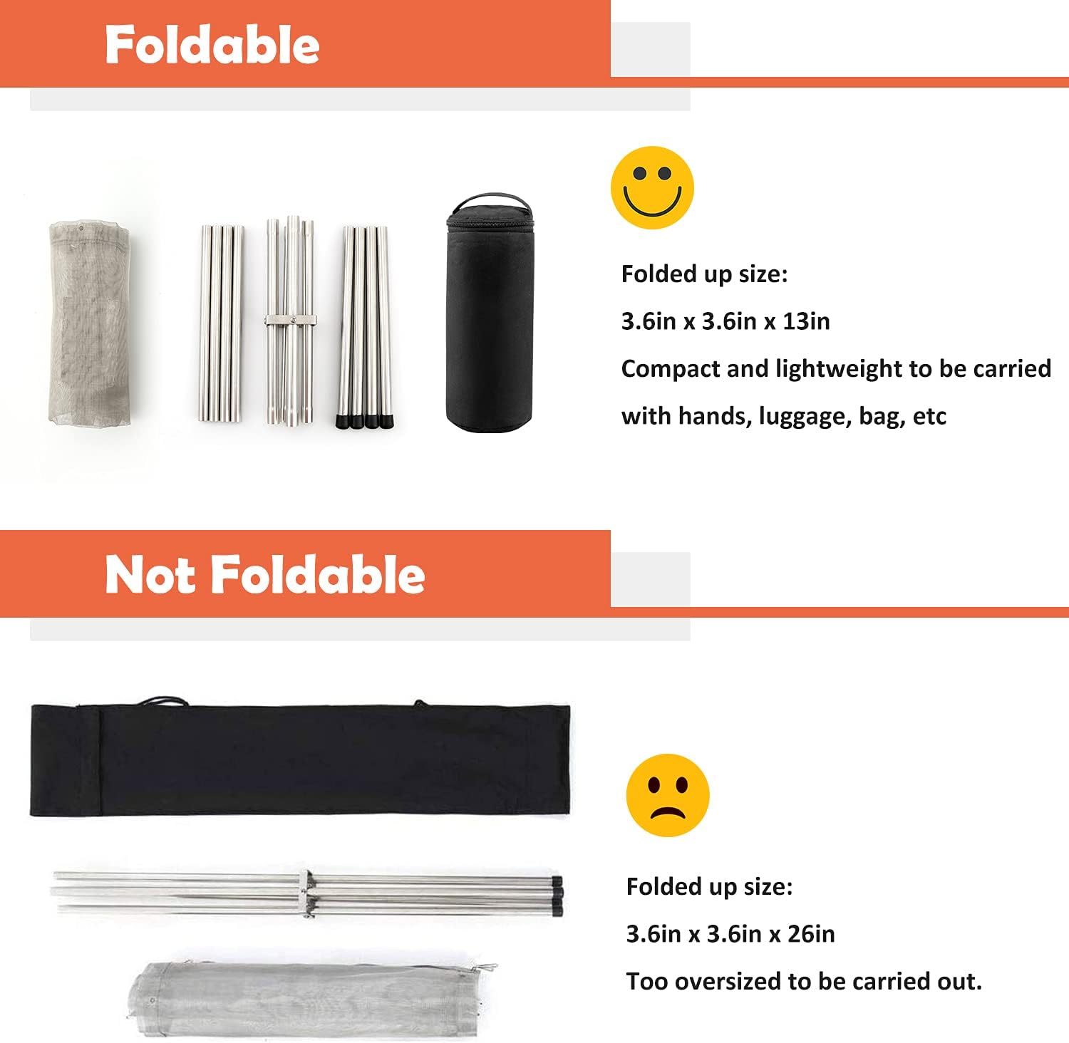 Thumbnail 4 de Portable Fire Pit Stainless Steel Foldable Fire Bowl