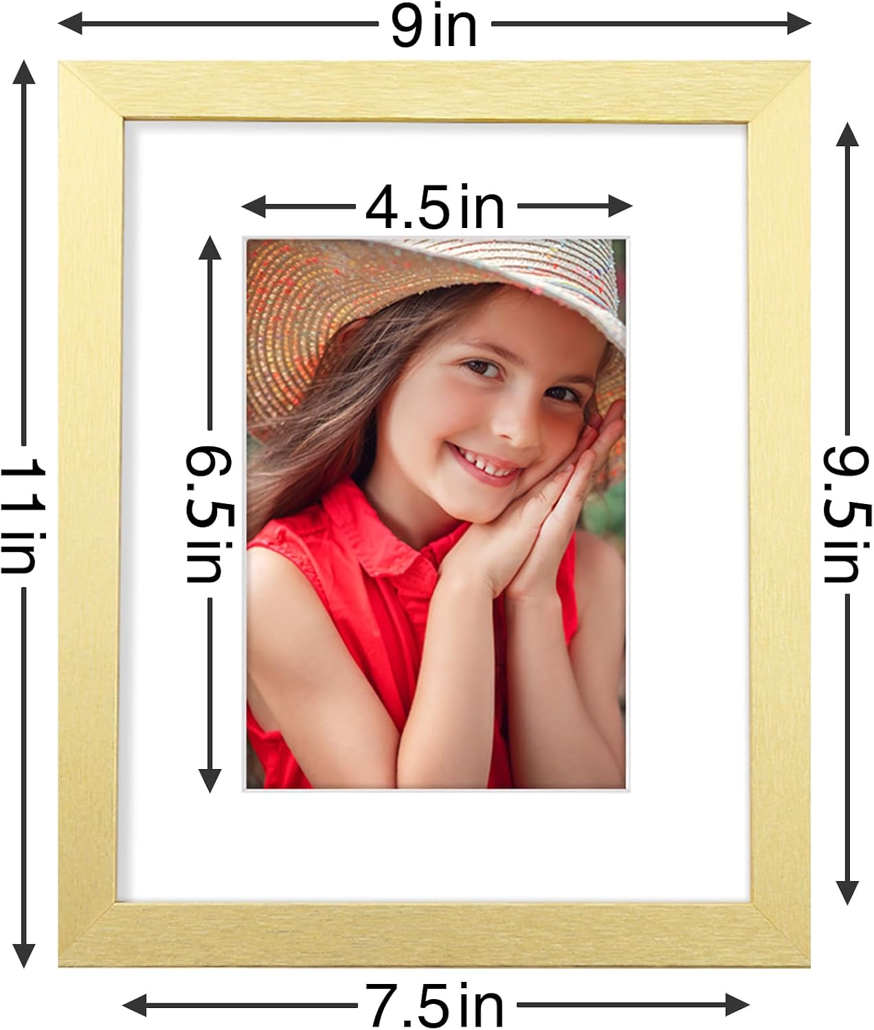 Detalle de Vittanly 8x10 Picture Frames set of 9 🖼