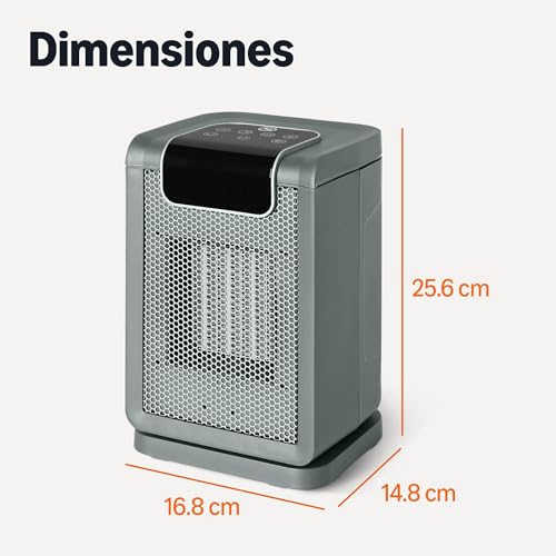 Detalle 1 de Amazon Basics Calefactor cerámico PTC 1.800 W 🛋