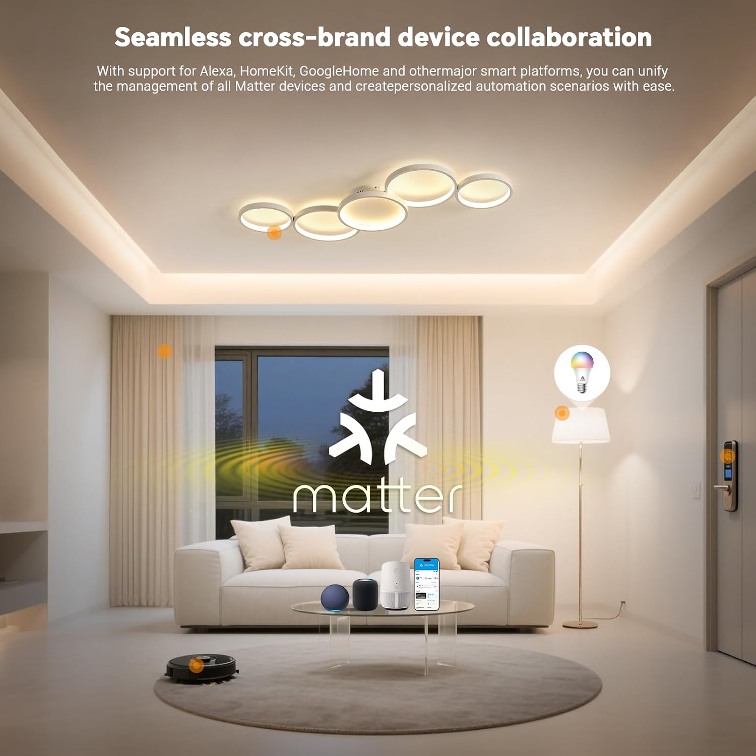 Detalle 2 de BAYHT Matter Deckenlampe 56W mit Fernbedienung