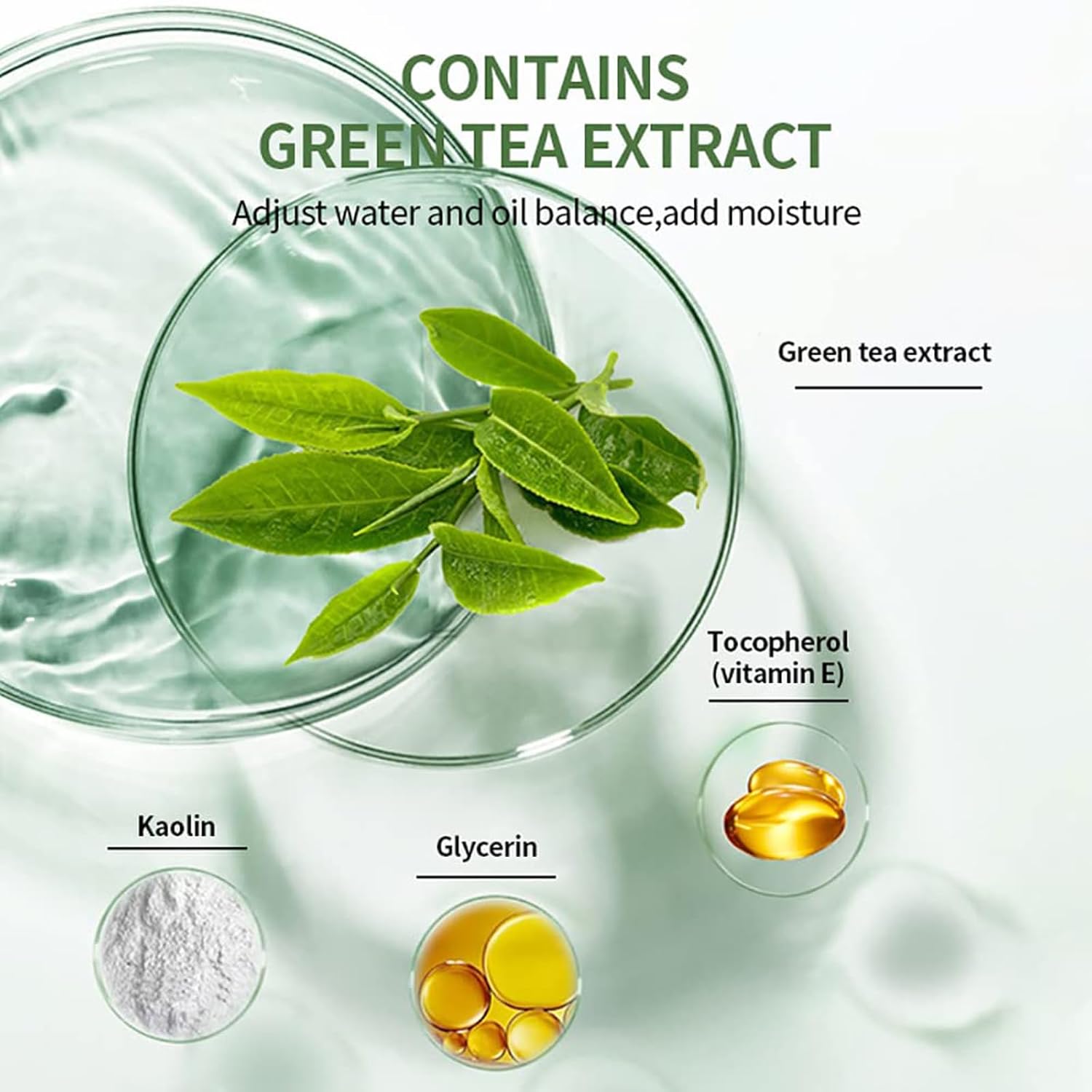 Detalle 2 de 2er-Set Green Tea Mask Stick: Grüne Tee Gesichtsmaske mit Tonerde für Tiefenreinigung