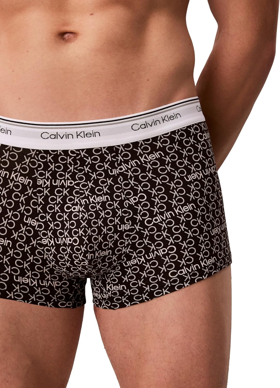 Detalle 2 de Calvin Klein Men Low-Rise Boxer Short Trunks Stretch Cotton (Pack of 3)