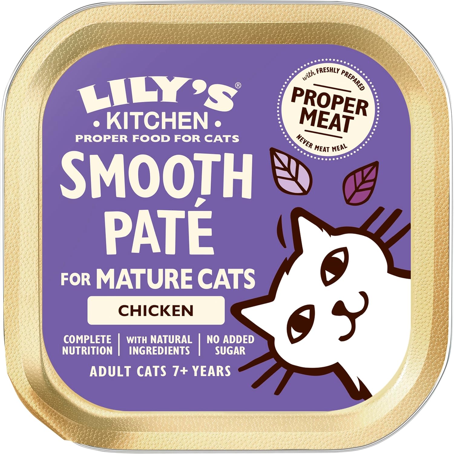 Thumbnail 6 de Lily’s Kitchen Pâté au Poulet en barquette alimentaire complète pour chats matures (19 x 85 g)